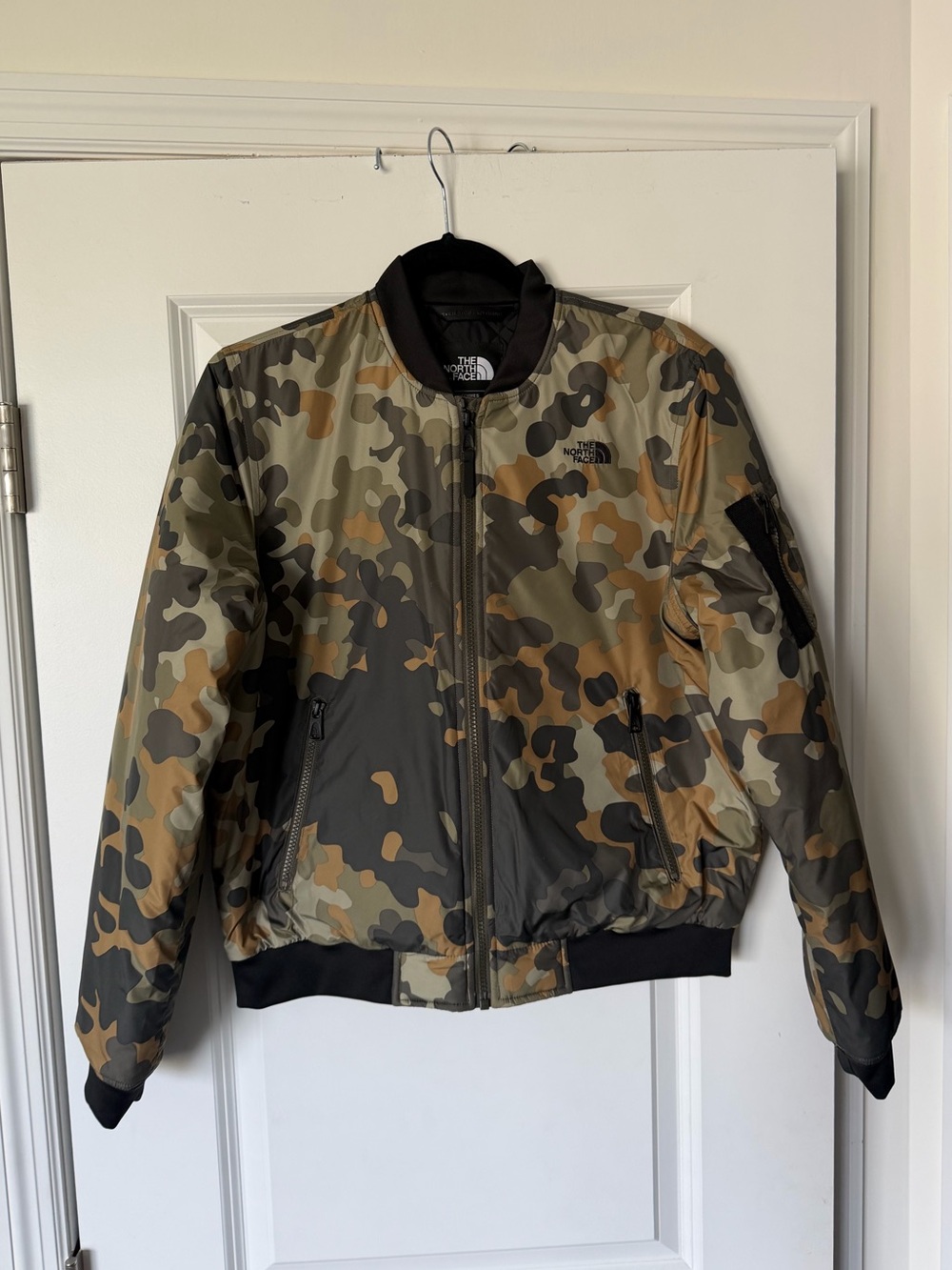 The North Face Women's  Camo Barstol Bomber Jacket